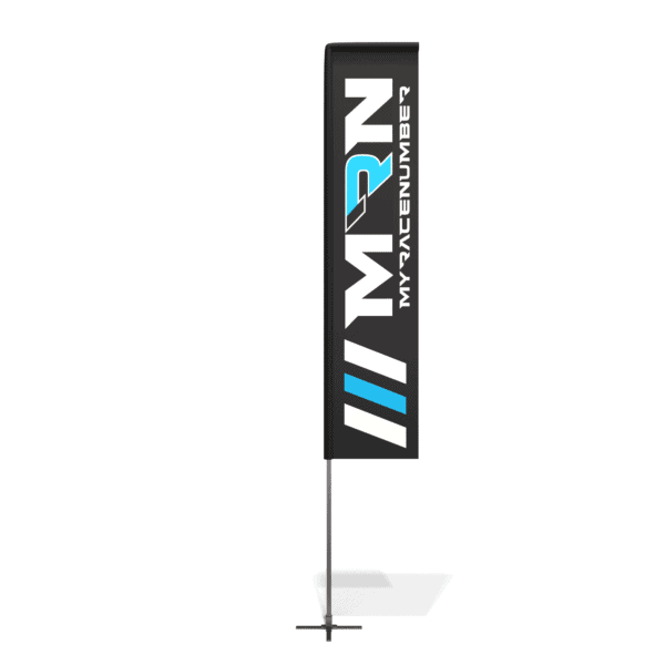 custom printed rectangle banner racing flag