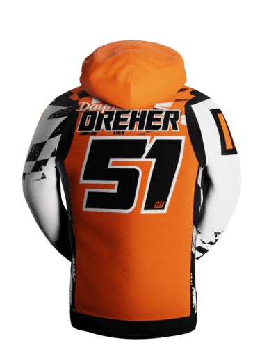 checkered flag custom motocross mx hoody r