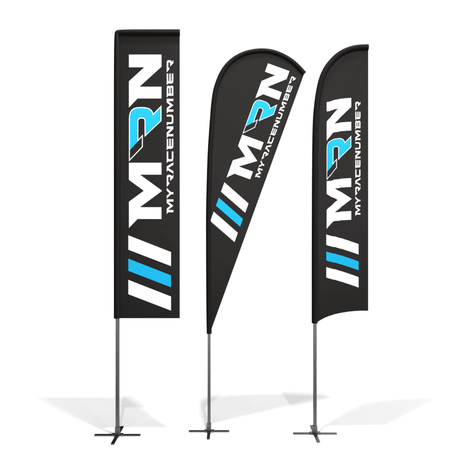 custom printed racing event flags